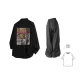 Black+Black Pants (Includes 1 White T-Shirt)
