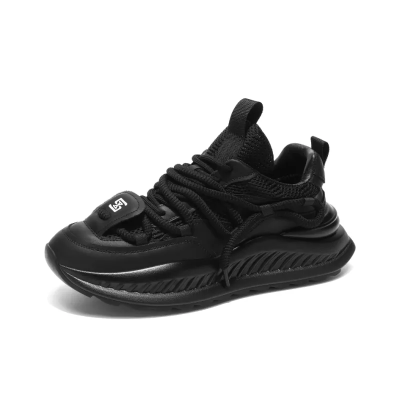 Magelly Shock Absorbers With Slip Resistant And Abrasion Resistant Properties Low Top Chunky Sneakers Men's-8