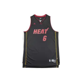 Adidas x NBA James Miami Heat Basketball Jersey Unisex Black