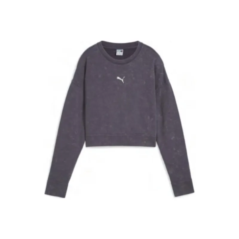 PUMA Women's Essentials Collection Sportstyle Collection FW24 Sweatshirt Women's Galaxy Gray-0