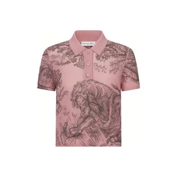 DIOR DIORIVIERA SS23 Polo Shirt Women's Pink