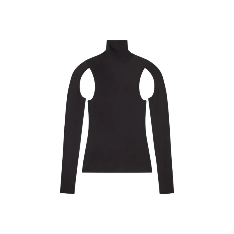 Helmut Lang Air Cut Out Turtleneck Jumper-0