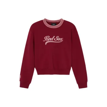 MLB VarsityBOSTON REDSOX Sweatshirt Women's Red