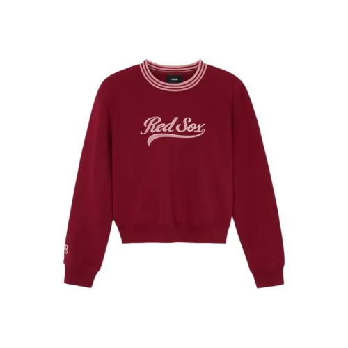 MLB VarsityBOSTON REDSOX Sweatshirt Women's Red