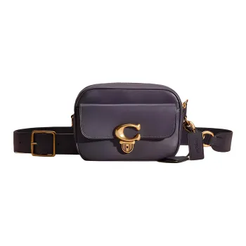 COACH Studio Glove Tanning Camera Bags Crossbody Bag Shoulder Bag Small Size Unisex Midnight Navy
