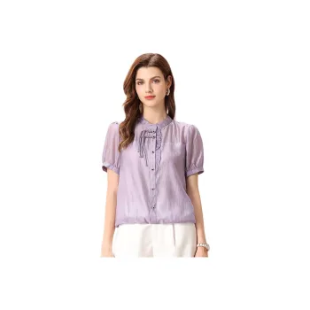 FENHONGMALI Shirt Women's Purple