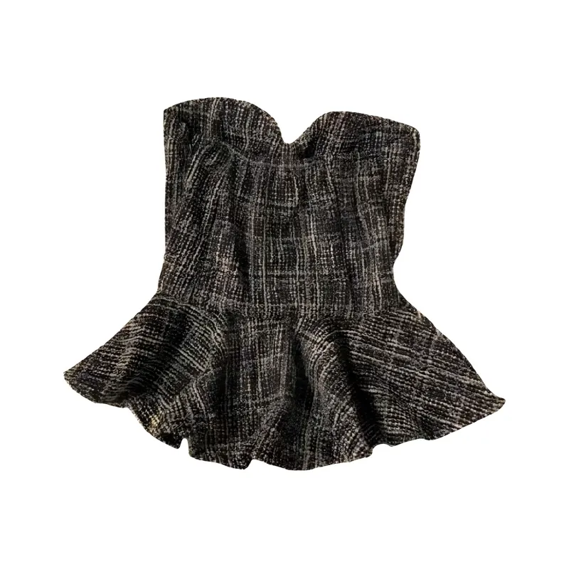 DOKZB Strapless Top Women's Black-1