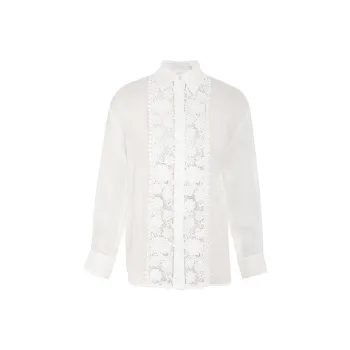 Zimmermann Raie Lace panel Shirt