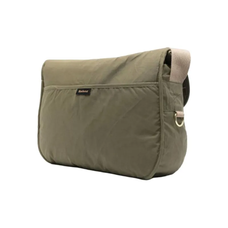 BARBOUR Cotton Crossbody Bag, Shoulder Bag Men's Olive Green-1