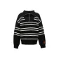 H19 Black White Stripes