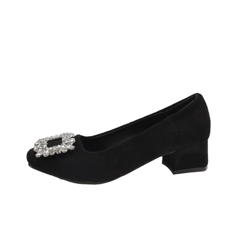 Alxnan High Heels Women's Black Box-12