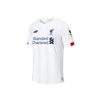 New Balance Liverpool FC Away SS Jersey 2019/20 Soccer Jerseys Men's White