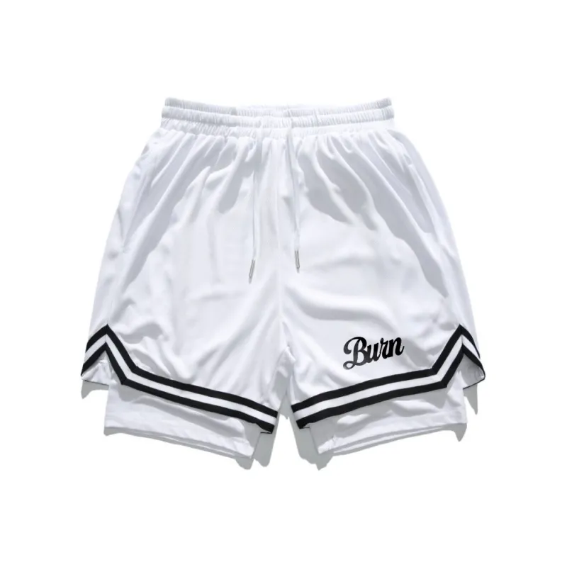 TBSM Basketball Shorts Unisex White-0