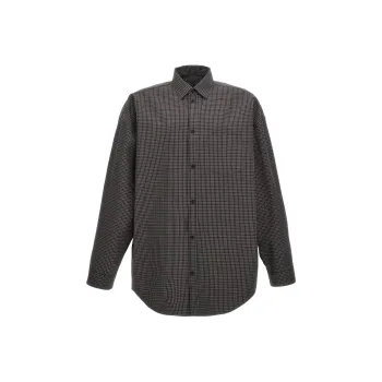 Balenciaga Checked Oversized Shirt