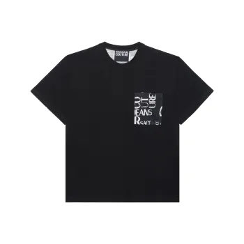 VERSACE JEANS COUTURE Graphic Printed Crewneck T Shirt
