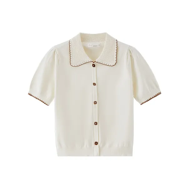 Inman Knitwear Women's Light Beige Apricot-0