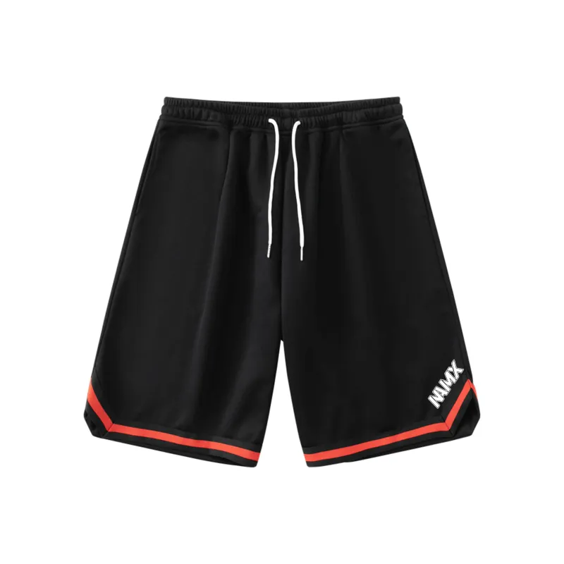 NAXUSTO Casual Shorts Unisex Absolute Black-16