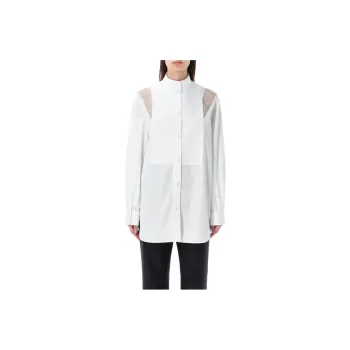 Burberry Lace Detailed Buttoned Shirt