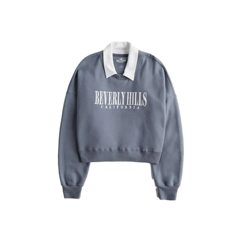 Hollister Sweatshirts Women's Blue-0