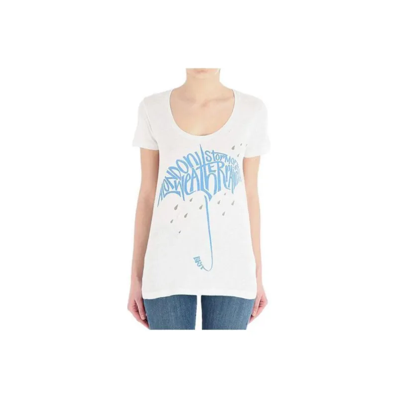 Burberry T Shirts Women's White-0