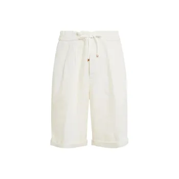 Brunello Cucinelli Linen Bermuda Shorts