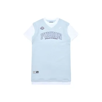 FILA FUSION T Shirt Women's Light White Blue