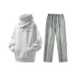 Clothing Set (Top in Heather Gray+Pants in Yellow Mud)