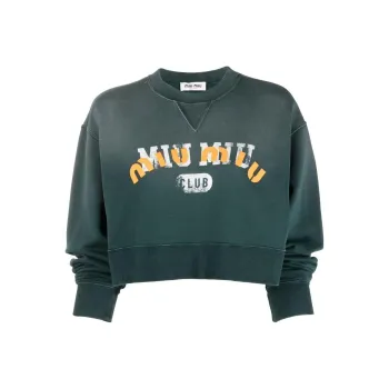 MIU MIU Sweatshirt Women's Green