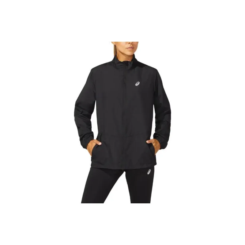 Asics Silver Jacket Jackets Coats Women's Black-0
