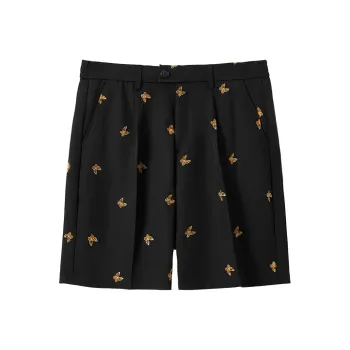 WAYNEXZAVIER Casual Shorts Men's Black