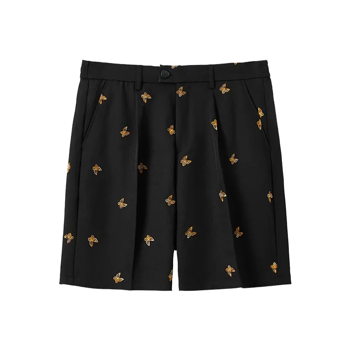 WAYNEXZAVIER Casual Shorts Men's Black-0