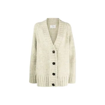 Maison Margiela Botanical Dye V neck Cardigan