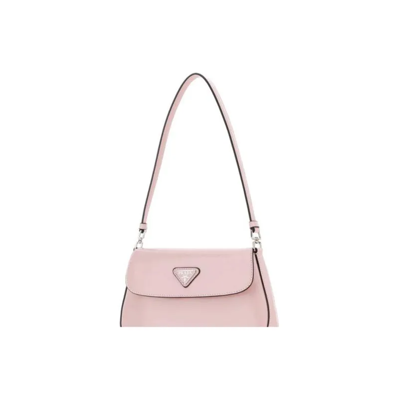 PRADA Cleo Leather Portable Crossbody Bag Shoulder Bag Women's Pink-2