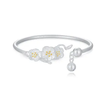 7℃ Sterling Silver S999 Bangles Unisex