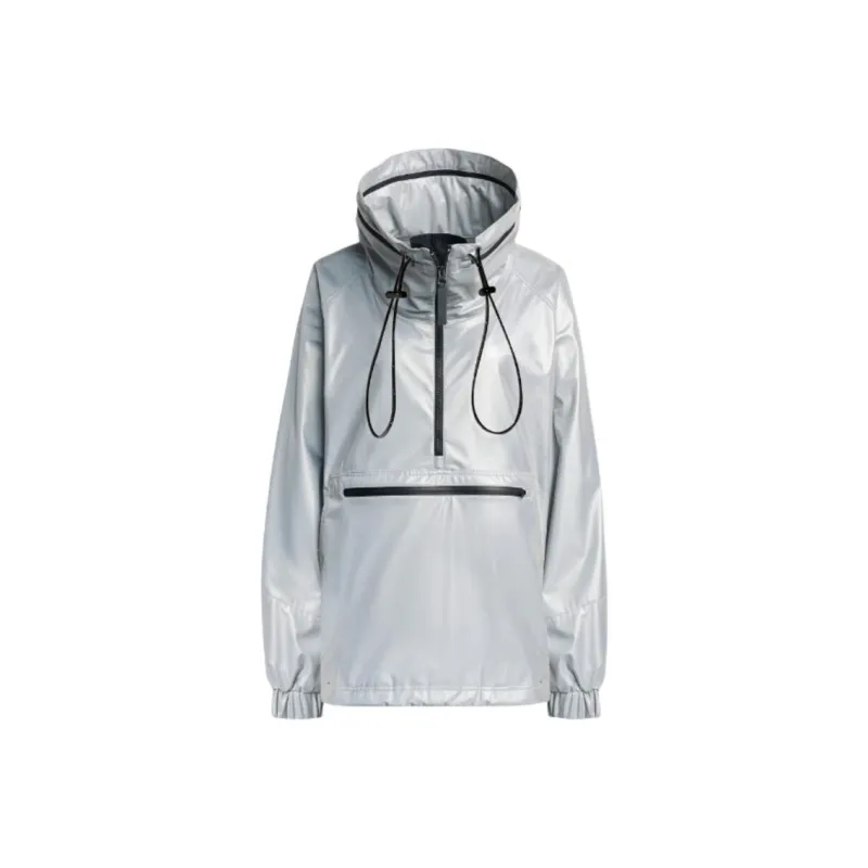 Adidas Stella McCartney EARTH PROTECTOR PULL ON JACKET Sweatshirt Women's Silver-0