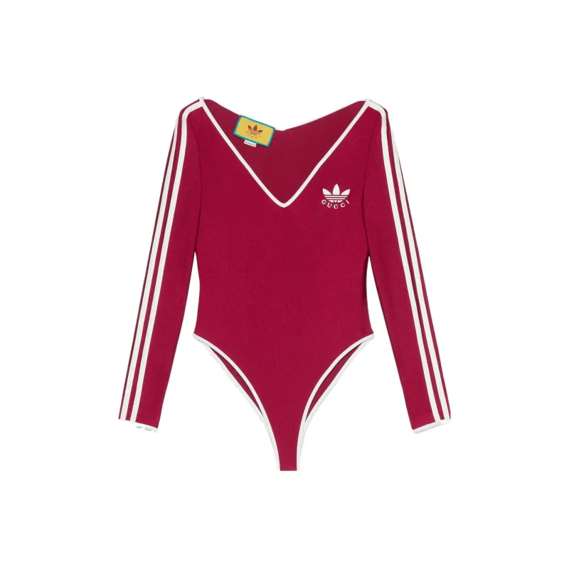 Adidas Originals X GUCCI Bodysuits Women's Red-0