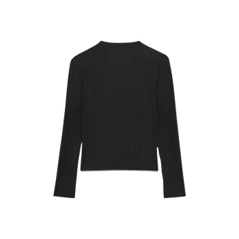 ARITZIA Babaton Advocate Blouse Shirt Women's BLACK/Black