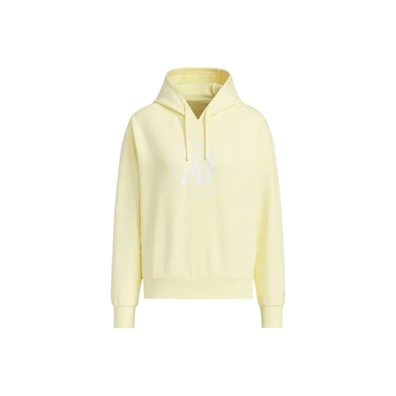 Adidas Lounge FW24 ELEVATED DOUBLEKNIT HOODIE Sweatshirt Women's Yellow-0