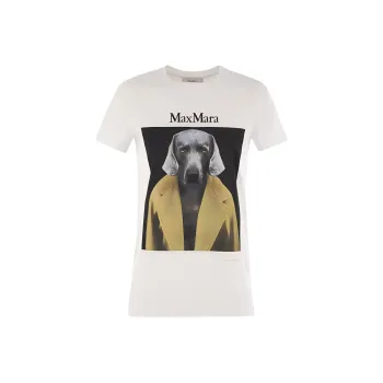 MaxMara Graphic Printed Crewneck T Shirt