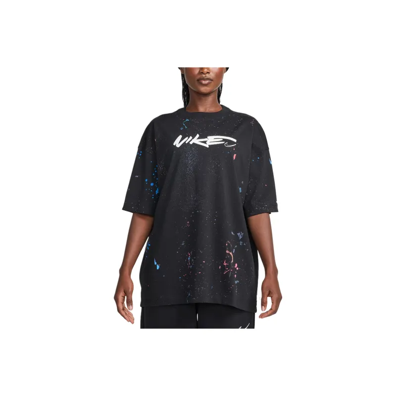Nike X Futura Women's Breaking Oversized T shirt Black-0