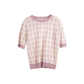 Olrain Knitwear Women's Light Purple
