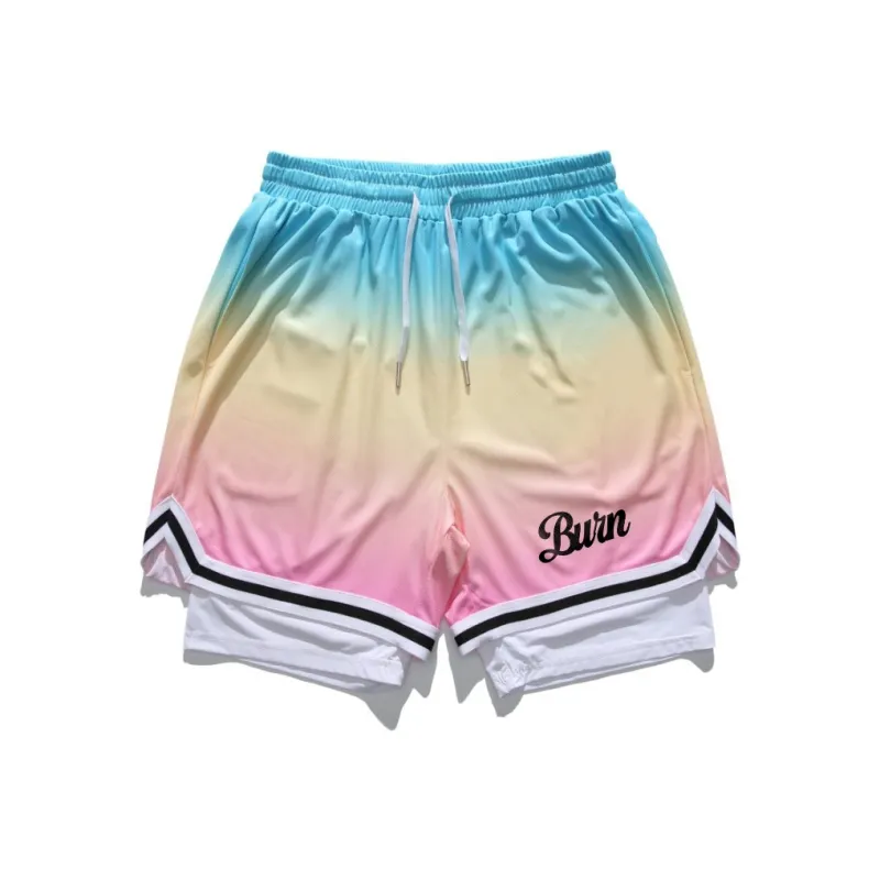 TBSM Basketball Shorts Unisex White-4