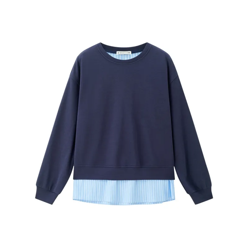 UNIQLO Sweatshirt Women's Dark Royal Blue-0