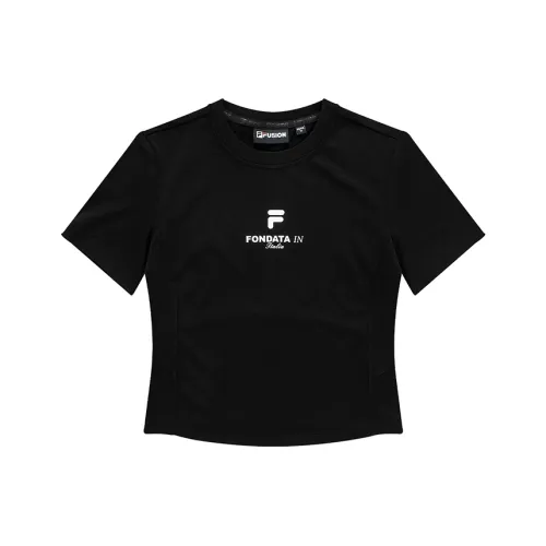 FILA FUSION INLINE Regular T Shirt Women's Jet Black