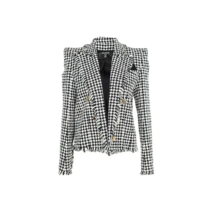 BALMAIN Jackets Women's Plaid-0