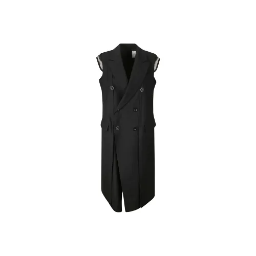 Sacai Double Breasted Sleeveless Long Vest