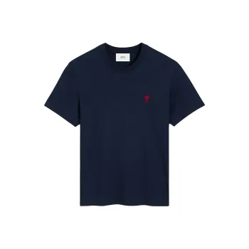 AMIPARIS Paris Ami De Coeur Logo Embroidered Crewneck T Shirt