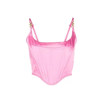 VERSACE Medusa '95 Satin Corset Top