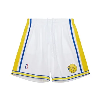 Mitchell & Ness x NBA Golden State Warriors SS25 AUTHENTIC Sports Shorts Unisex White