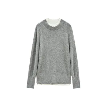 INSUN Cashmere Sweater Women's Gray